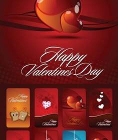 Valentine Day Card Vector