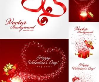 Valentine Day Gift Ribbon And Clip Art