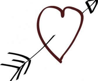 Valentine Jantung Panah Clip Art