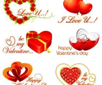 Elementos Del Corazón De San Valentín