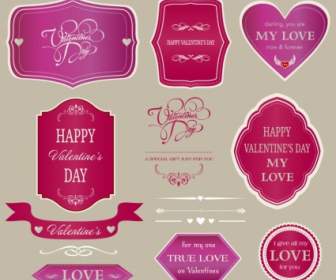Etiquetas De San Valentín