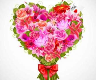Valentine S Hari Bunga Latar Belakang