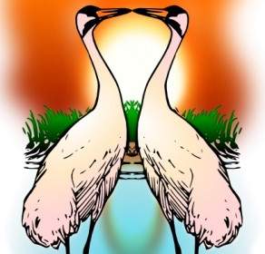 Valessiobrito Two Love Whooping Crane Clip Art