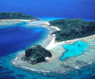 วอลล์เปเปอร์โลกฟิจิเกาะ Vanua Levu และหมู่เกาะ Navadra