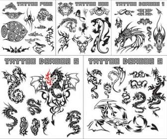 Variety Of Animal Totem Vector