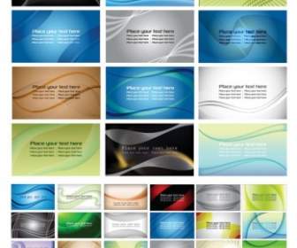 Variety Of Dynamic Lines Of The Background Vector