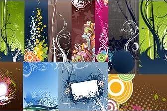 Variety Of Practical Fashion Trend Of The Background Pattern Vector Material