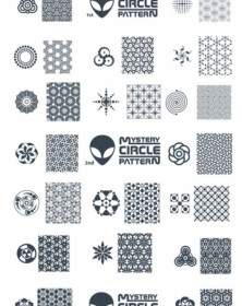 Variety Of Tile Pattern Vector