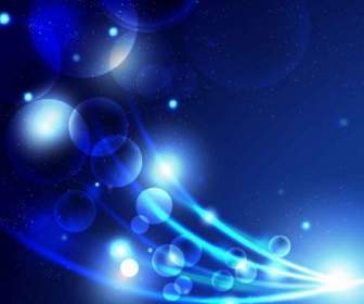 Vector Abstract Blue Light Background