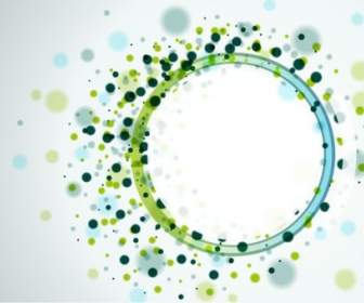 Vector Circles Abstract Background