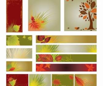 Vector Autumn Background Banner