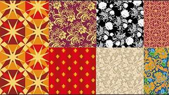 Vector Background Patterns Useful Material
