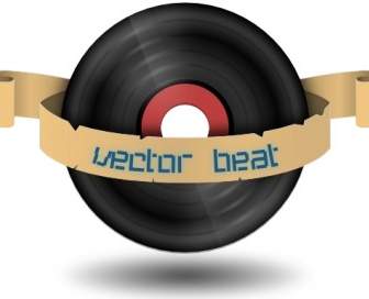 Vector Beat Record Clip Art