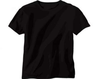 Vector De Camiseta Negra