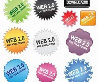 Vector Buttons For Web Design