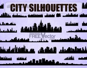 Vector City Silhouettes