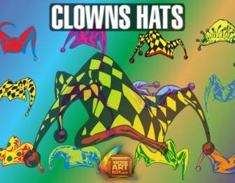 Vector Clowns Hats