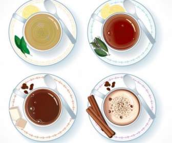 ベクトルのコーヒーと紅茶