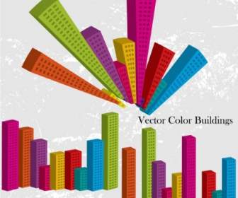 Vektor-Farbe-Gebäude