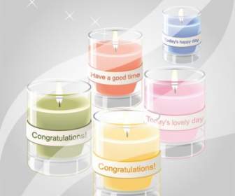 Vector Color Candles