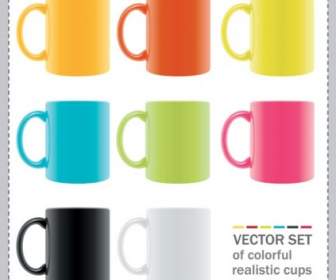 Mug Colorful Vektor