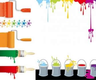 Vector Colorful Paint