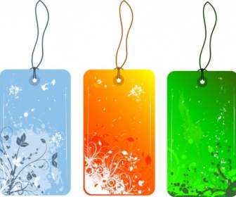 Vector Colorful Pattern Tag