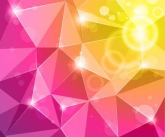 Vector Crystal Abstract Background