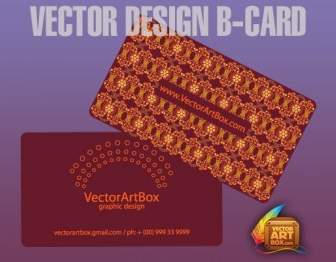 ベクトル デザイン B カード