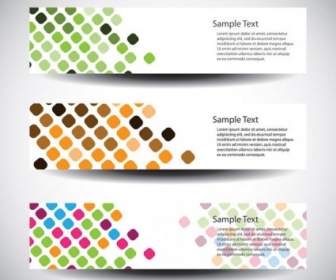 Vector Dot Background Fashion Banners