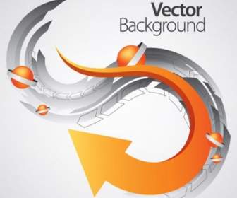 Vector Dynamic Background Arrow