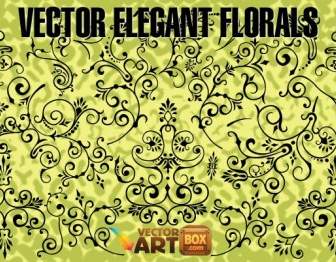 Elegancki Florals Wektor