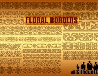 Perbatasan Floral Vector