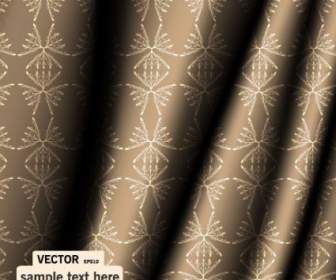 Vector Floral Muster Vorhänge