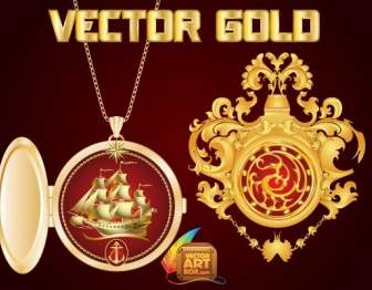 Vector Vàng Thiết Kế