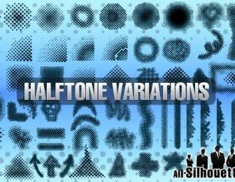 Vector Halftones Elements