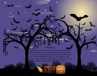 Vektor Halloween Poster
