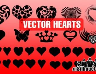 Vektor Herzen Formen