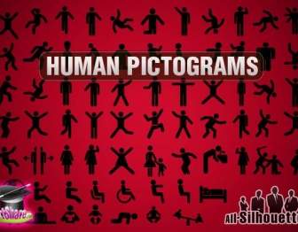 เวกเตอร์ Pictogram มนุษย์