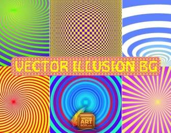 Vektor-Illusion-Hintergründe