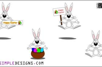 Vector Illustration Easter Bunny