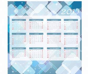 Vektor Ilustrasi Tahun Baru Kalender