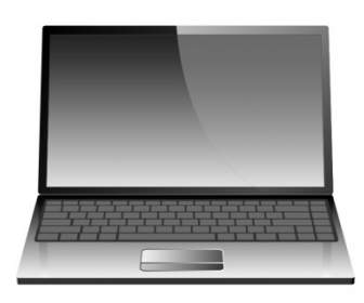 Vektor-Laptop Oder Notebook