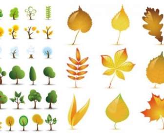 Vector Leaves Of Trees
