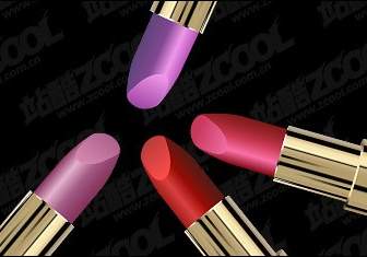 Vector Lipstick Texture Material