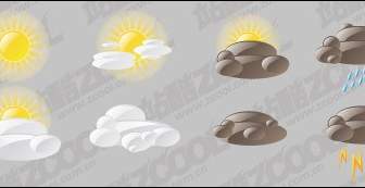 Vector Material Changes In The Weather