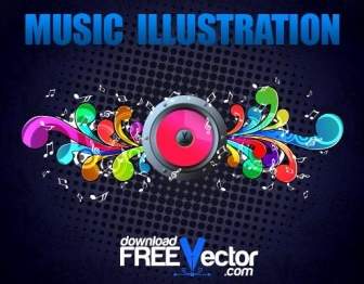 Vector Music Illustration