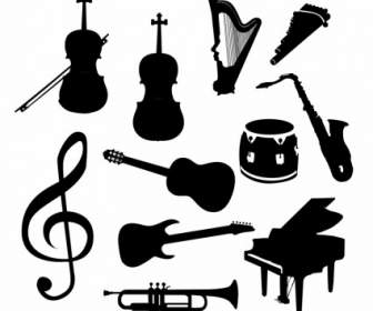Instrumenty Muzyczne Wektor