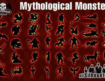 Vecteur Monstres Mythologiques