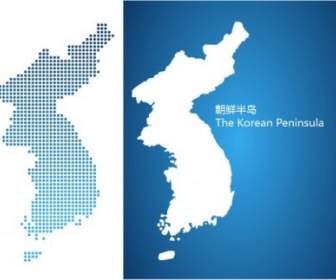 Vektor Auf Der Koreanischen Halbinsel